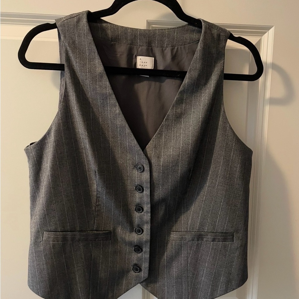 a new day Charcoal Vest